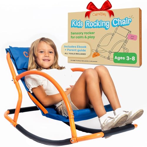 Kids Sensory Rocking Chair for Autism & Focus - Calming Indoor Seat