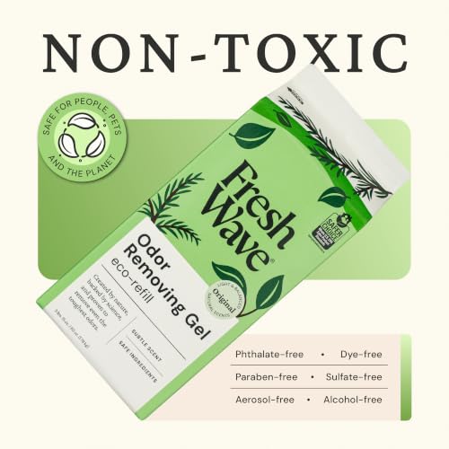 Fresh Wave Odor Eliminator Gel Refill 2-Pack, 63 oz - Plant-Based Odor Absorber