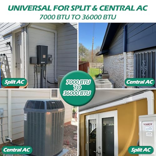 4 Inch 17 Ft Mini Split Line Set Cover Kit - White Variation