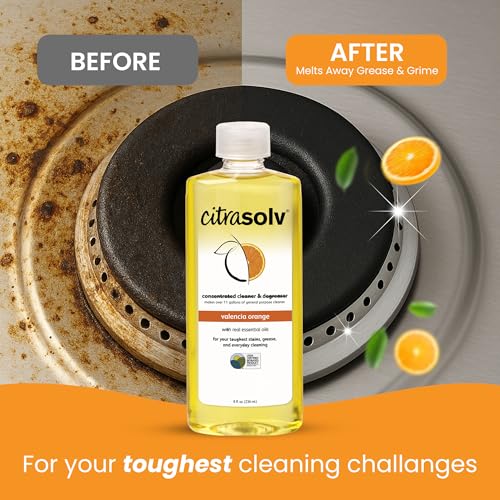 Citra Solv Natural Orange Oil Cleaner & Degreaser - 2 Pack, 32 Fl Oz