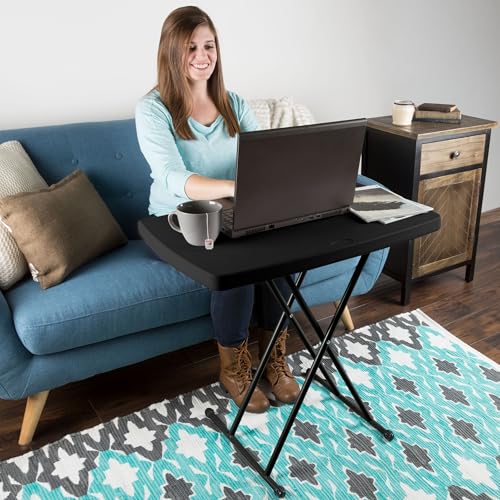 Lavish Home Indoor & Outdoor Portable Folding Table, Black, 2.5ft