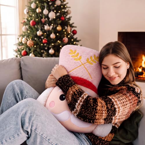 Pink Nutcracker Throw Pillow by Chunful – Christmas Decor 14.5 x 13 in