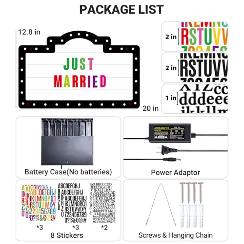 20IN Large Personalized Wedding Bottle Service Sign with Stickers - Wedding Bottle Sign-C