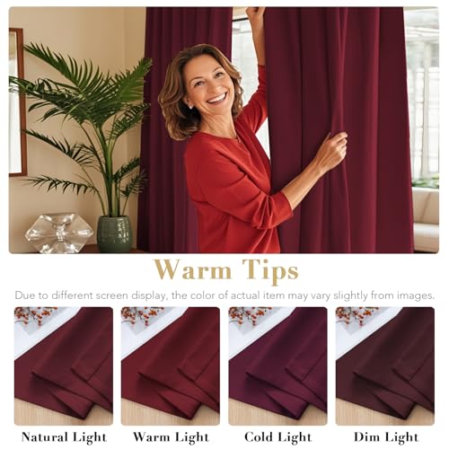 H.VERSAILTEX Christmas Blackout Curtains Thermal Insulated Window