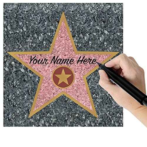 Beistle Walk of Fame Star Peel-N-Place Decoration