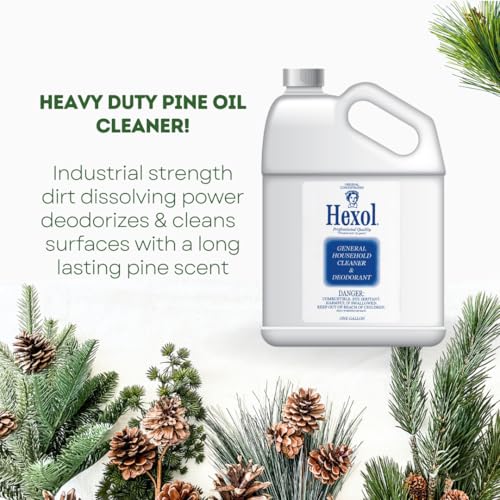Hexol 128 oz Concentrated Household Cleaner - Multi-Purpose, Deodorizes & Freshens
