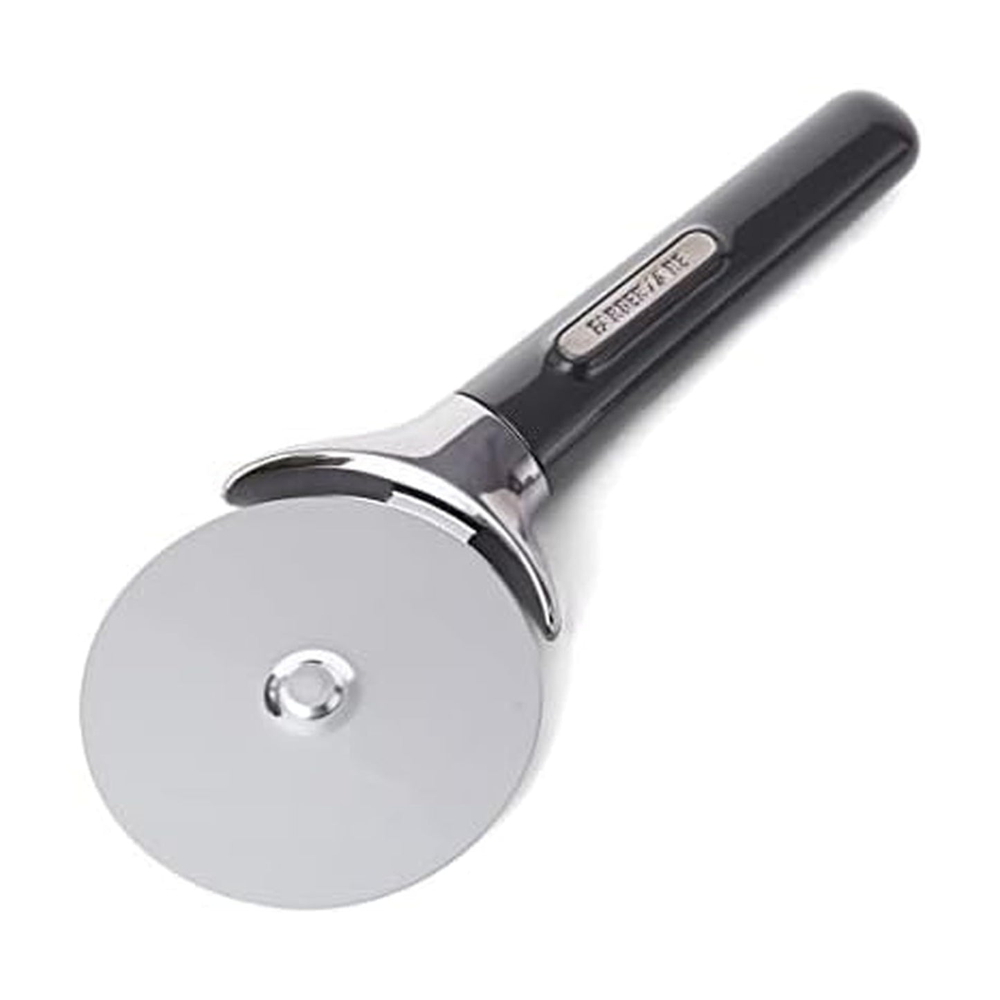 Farberware Professional Stainless Steel Pizza Cutter, 9.37-Inch, Black