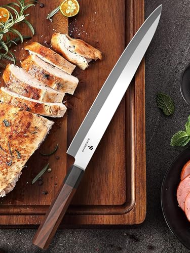 10 Inch Sushi Knife - High Carbon Japanese Steel Sashimi Knife