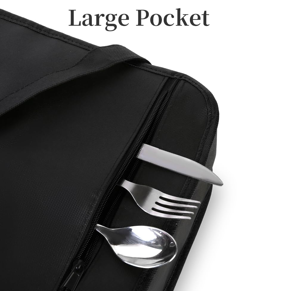 Bodaon Insulated Casserole Carrier Bag - Fits 9x13 & 11x15 Inch Dishes | Thermal Travel Tote for Hot & Cold Food