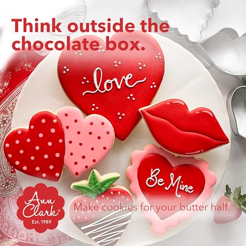 Ann Clark 4-Piece Heart Cookie Cutter Set - Made in USA, Heart Set