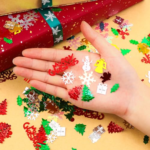 MARFOREVER Christmas Day Confetti Glitter Table Decorations Party Confetti