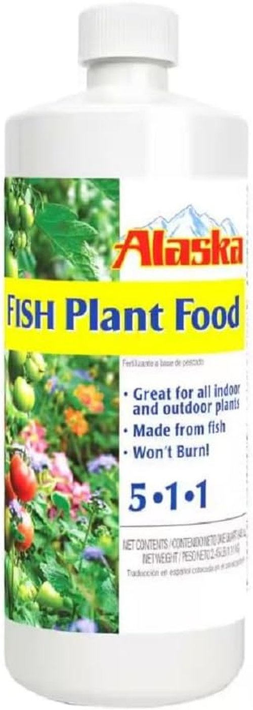 Central Garden Brands Fish Emulsion Fertilizer - Organic Nutrient Boost, 1 Quart