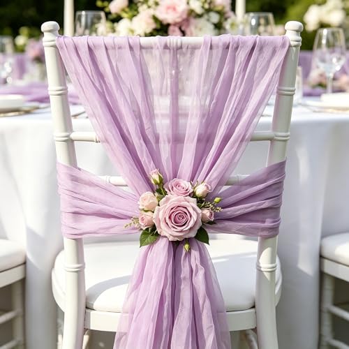Cheesecloth Table Runner,Boho Gauze Decor for Wedding-Birthday-Deco