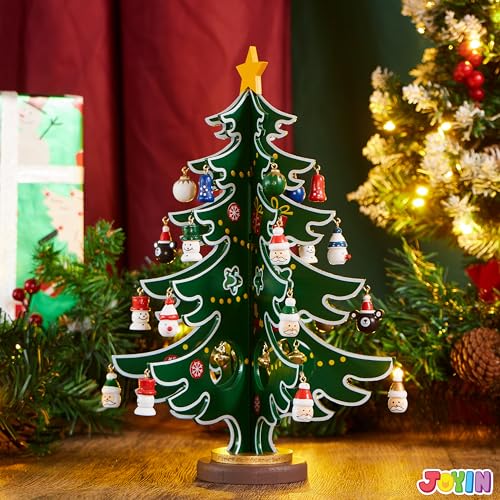 Joyin 24‑Day Christmas Advent Calendar with 24 Tree Ornaments for Kids & Classroom