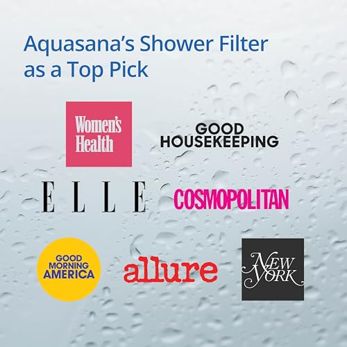 Aquasana Shower Filter No Shower Head Max Flow 2.5 GPM - Reduces 90% Chlorine