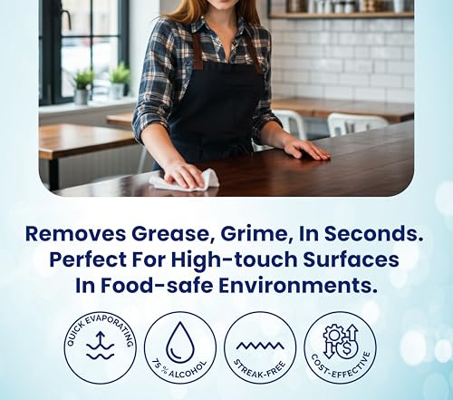 Freshnaps 50 Count Restaurant & Institutional Multi-Purpose No-Rinse Cleaning Wipes – Case of 24
