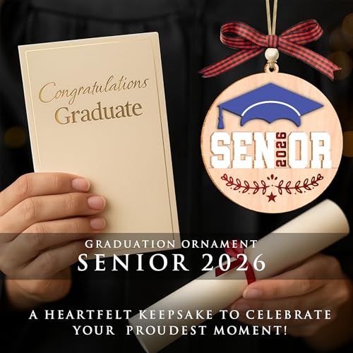 Senior 2026 Graduation Ornament - Class of 2026 Christmas Ornament, Gift for Son/Daughter