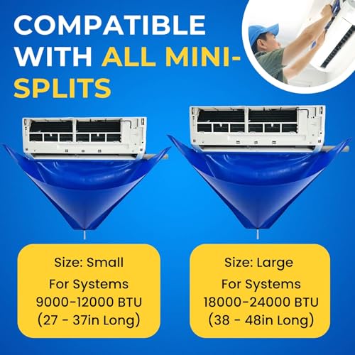 Oiktylr Mini Split Cleaning Kit with 2L Pressure Sprayer, Fits 38-48in