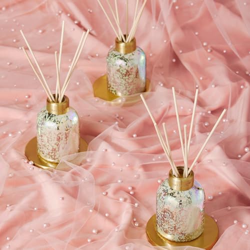 Capri Blue Volcano Reed Diffuser Set with Iridescent Glass Bottle - Home Fragrance