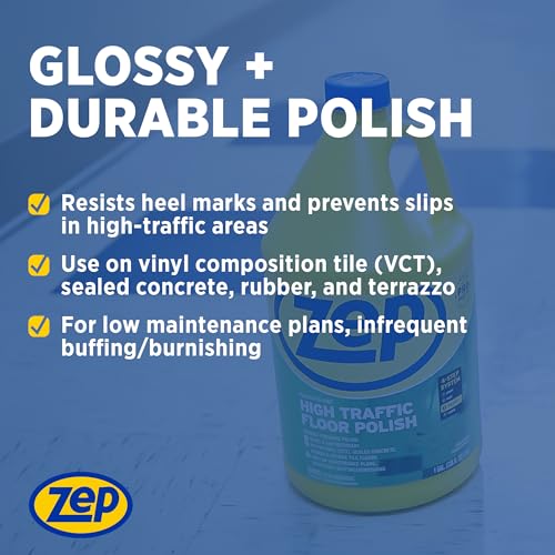 High Traffic Floor Polish - 5 Gallon Commercial Grade Floor Protection