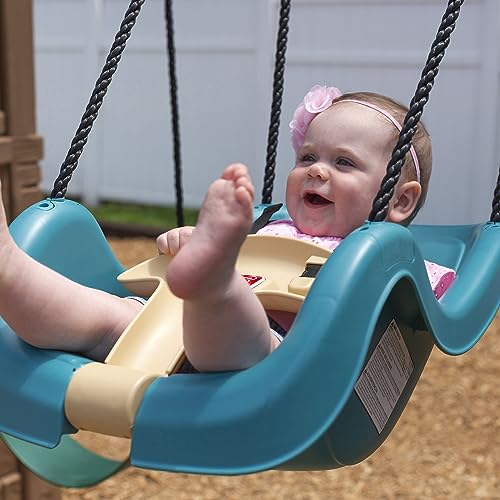 Step2 Infant & Toddler Outdoor Swing Seat - Weather-Resistant Backyard Baby Swing, Secure Harness, Fits Most Playsets