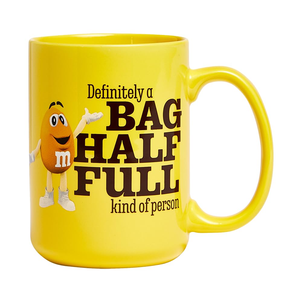M&M’S Character Quote Mugs Gift Set of 6, Colorful Coffee or Tea Mugs, Fun Coffee Gift Set or Unique Birthday Gift