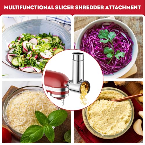KitchenAid Meat Grinder & Stainless Steel Slicer Shredder Attachment Set
