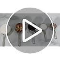 KEAWELL Silver 5-Piece Measuring Cup Set - 18/10 Stainless Steel Kitchen Tools