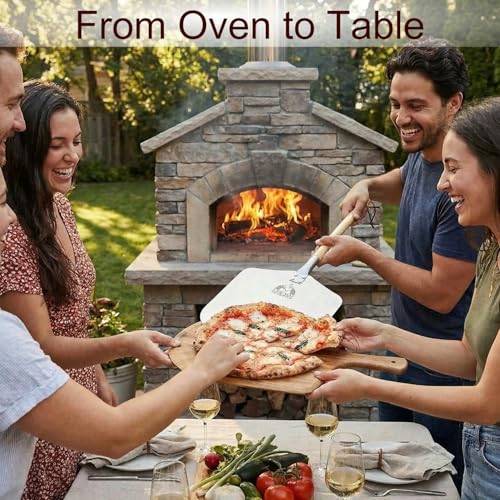 Premium Aluminum 12x14 Pizza Peel with Detachable Handle – Chicago Brick Oven
