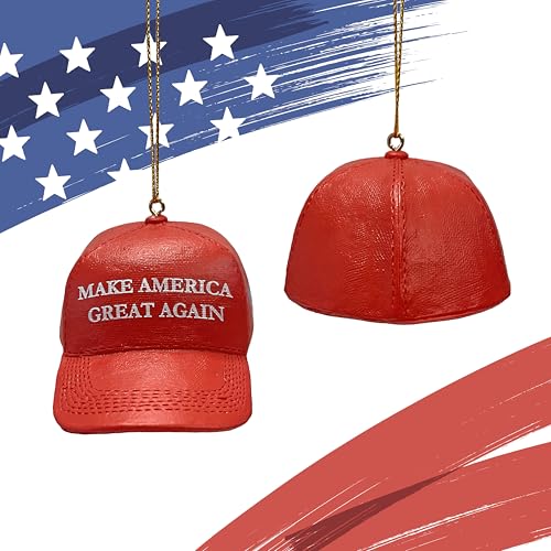 Kurt Adler 3.625-Inch Make America Great Again Hat Ornament