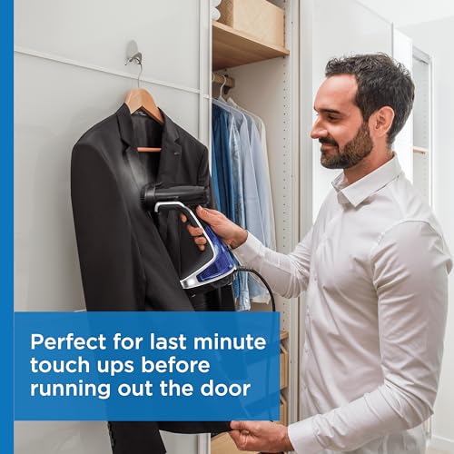 Rowenta XCEL Steam Force Handheld Fabric Steamer 1875W, 25-Second Heat-Up