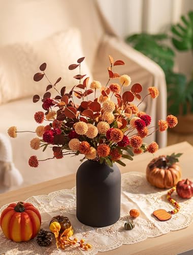 BLOSMON Faux Flowers Table Centerpiece for Dining Room, Fall Flower
