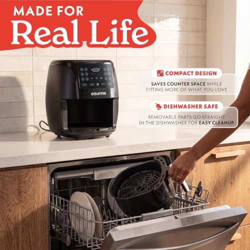 Gourmia 4 Qt Air Fryer - Compact Digital Air Fryer with 12 Presets, Black - Variation of THIS listing