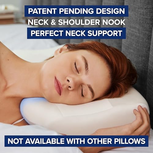 Anti-Wrinkle Side Sleeper Pillow for Anti-Aging & Neck Support
