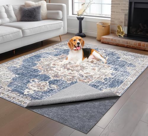 9 x 12 ft Waterproof Rug Pad - Non-Slip Felt & TPR Rug Protector - Extra Large, 1/8" Thick