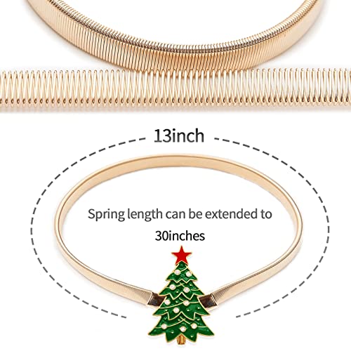 Green Christmas Curtain Tiebacks Buckle Aluminum Alloy Spring Design Decorative Holdbacks