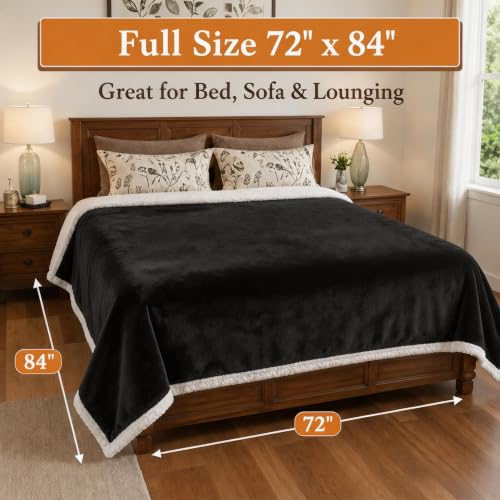 Electric Heated Blanket 72"×84", 4 Heating Levels & 10H Auto-Off