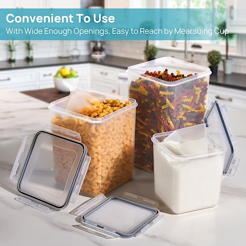 10 Pack Food Storage Containers Set for Flour Sugar Baking Supplies BPA Free
