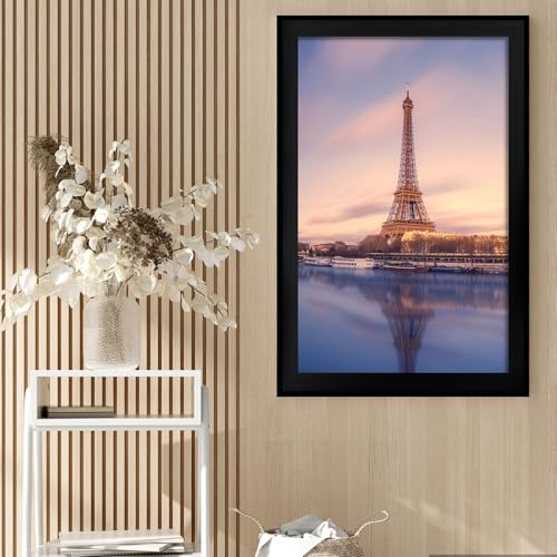 SESEAT Black 24x36 Wall Picture Frames Set of 6 for Gallery Wall, No Mat
