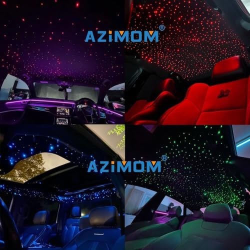 16W Fiber Optic Star Ceiling Kit with Twinkle & Sound Control - 600pcs Standard+13.1ft