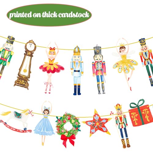 Nutcracker Ballet Banner set (2 pcs) Christmas Party Decorations