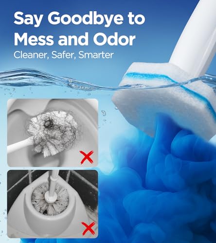 64 Count Toilet Bowl Cleaner Refills for Clorox Wand - 5X Power, Disposable Scrubber with Fresh Fragrance - Variation of THIS listing