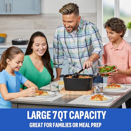 Stirmax Basic Black 7.5QT Digital Multi-Cooker with Auto Stir & Presets