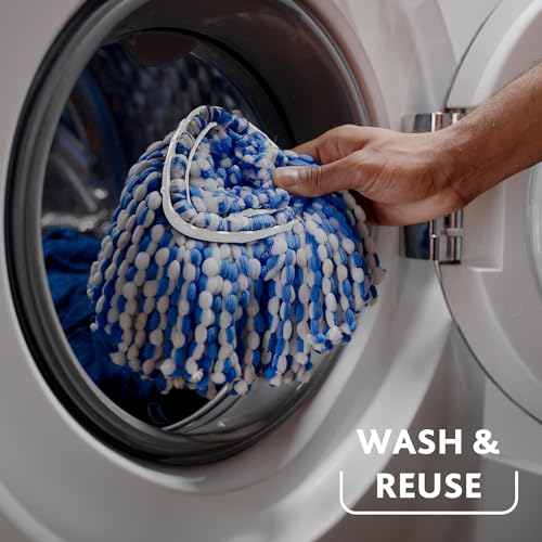 O-Cedar EasyWring RinseClean Microfiber Mop Refill 4-Pack - Classic - Blue