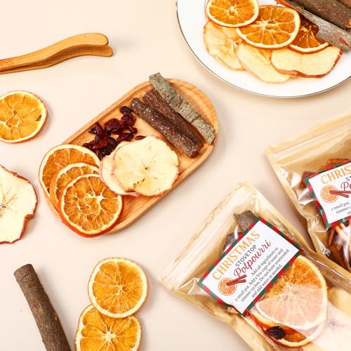 Dimsile 6 Pack Warm Holiday Christmas Potpourri Simmer Kit 480g