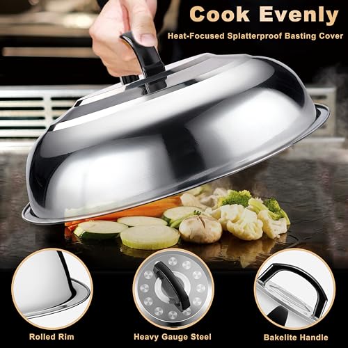 PureChef 238pcs Griddle Accessories Kit for Flat Top Grill & Outdoor BBQ