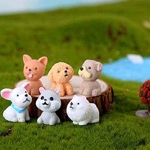 12 Pcs Dog Figures for Kids, Animal Toys Set Cake Toppers, Dog Figurines Collection Playset for Christmas Birthday Gift Desk Decorations