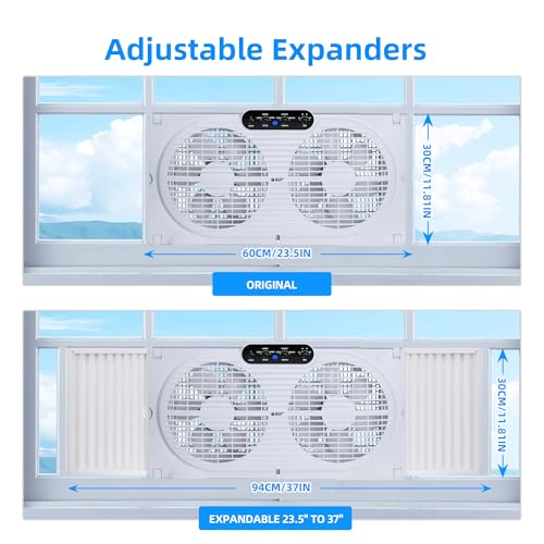 Beyond Breeze 9-Inch Window Fan with Reversible Airflow, Timer & Remote Control - Includes Bug Screen