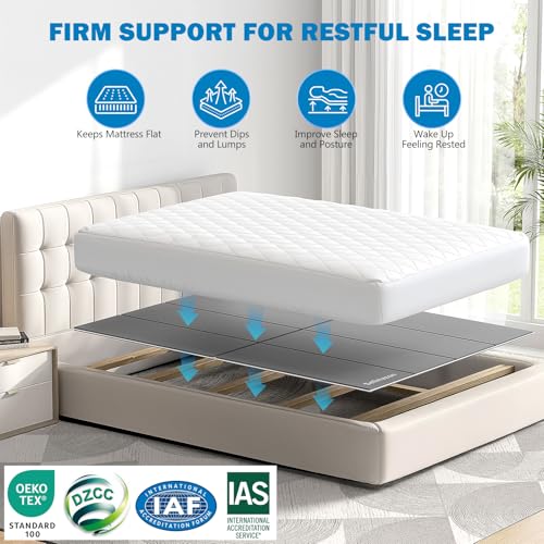 Bunkie Board Full Size (54x75''), Heavy Duty Bed Boards for Frame