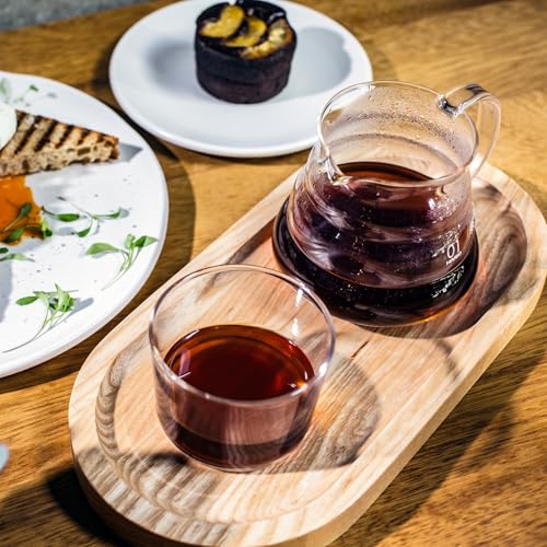 Hario V60 Range Server 800ml Clear - Coffee Carafe with Heat-Resistant Handle